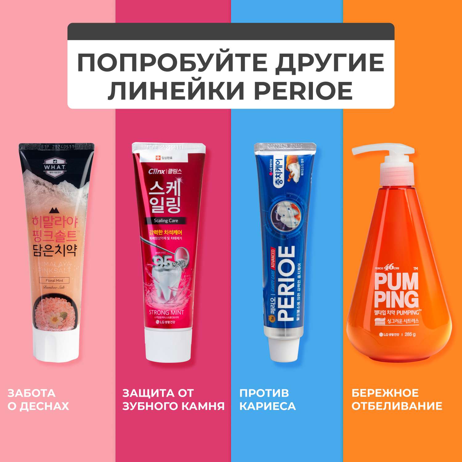 Зубная паста PERIOE комплексного действия Total 7 original Мята 120г - фото 7