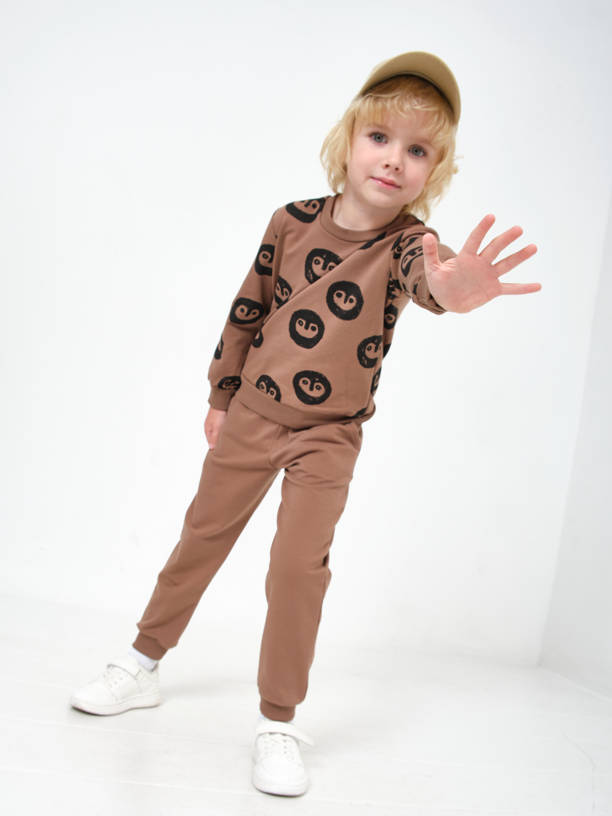 Брюки ESINA KIDS esina002/svit/r2/ коричневый - фото 8