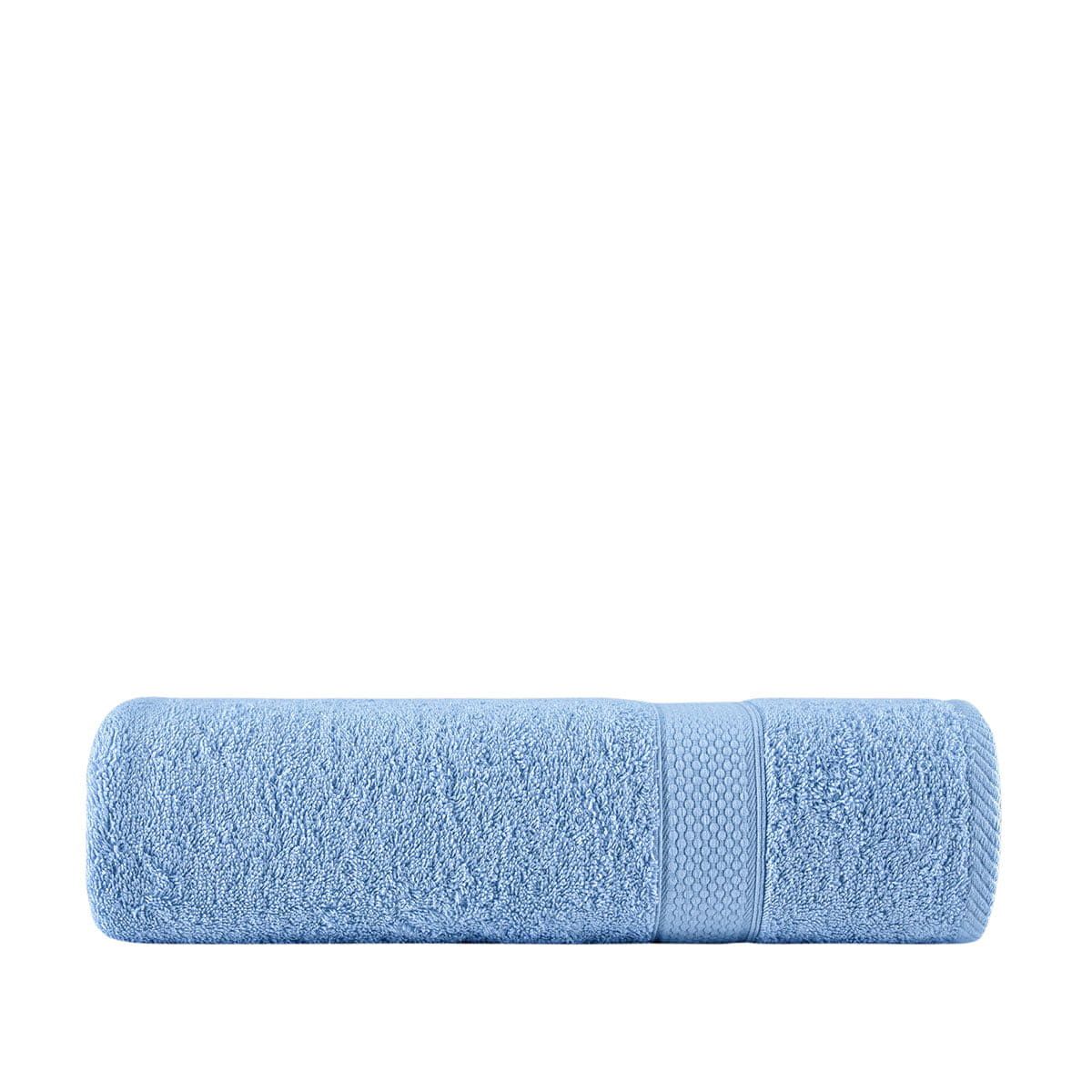 Полотенце для ванной Arya Home Collection однотонное 70х140 см Miranda Soft светло-голубой - фото 2