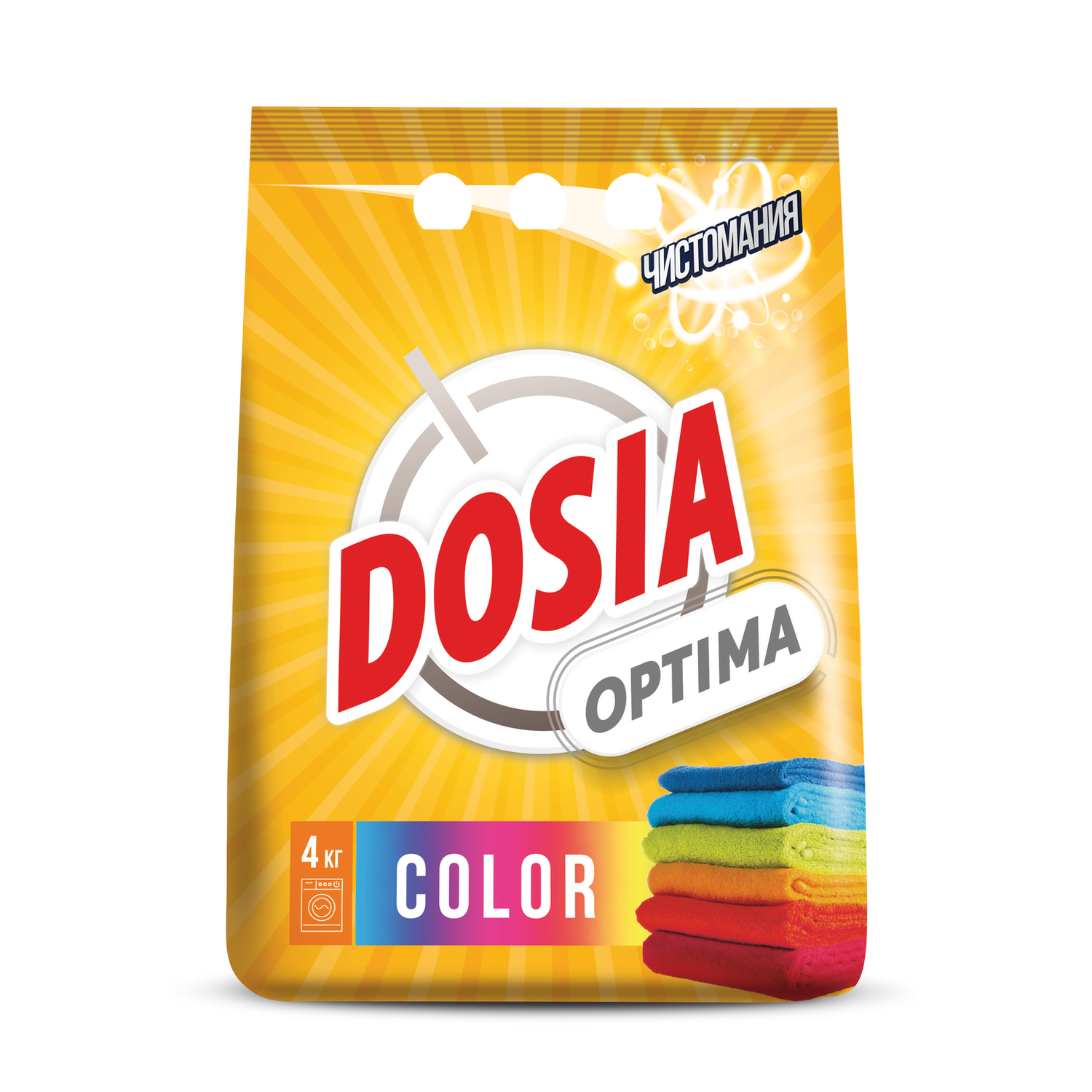 Порошок для стирки Dosia для цветных вещей OPTIMA COLOR 4кг - фото 1