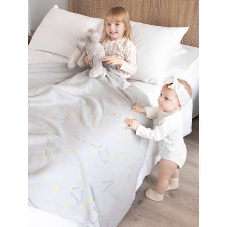 Плед флисовый Baby Nice Созвездия 100х140 см