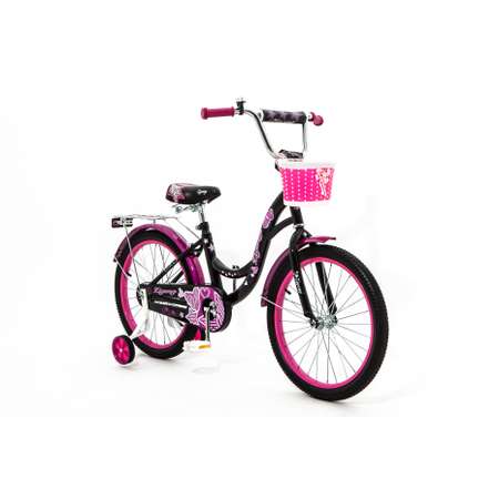 Велосипед ZigZag 20 GIRL черный малиновый