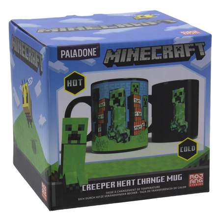 Кружка PALADONE Minecraft Creeper Heat Change Mug 300ML PP7975MCF