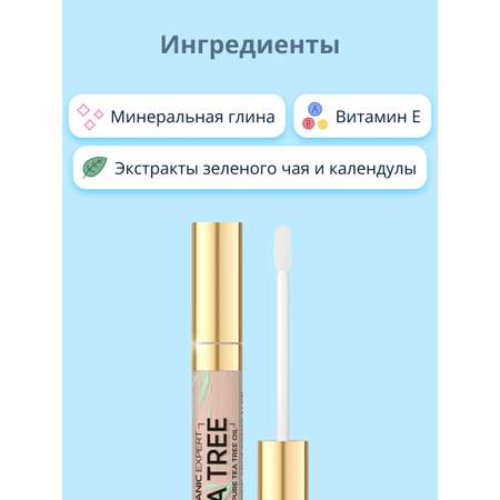 Корректор для лица EVELINE Botanic expert антибактериальный точечный тон 001