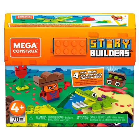 Конструктор Mega Construx Story Builders Пират и крокодил GRG51