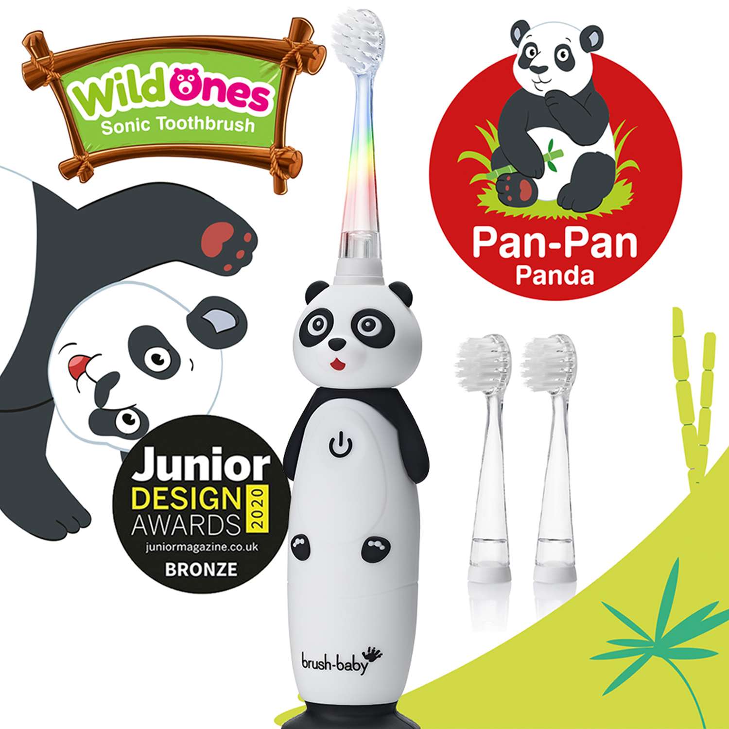 Panda toothbrush 2025