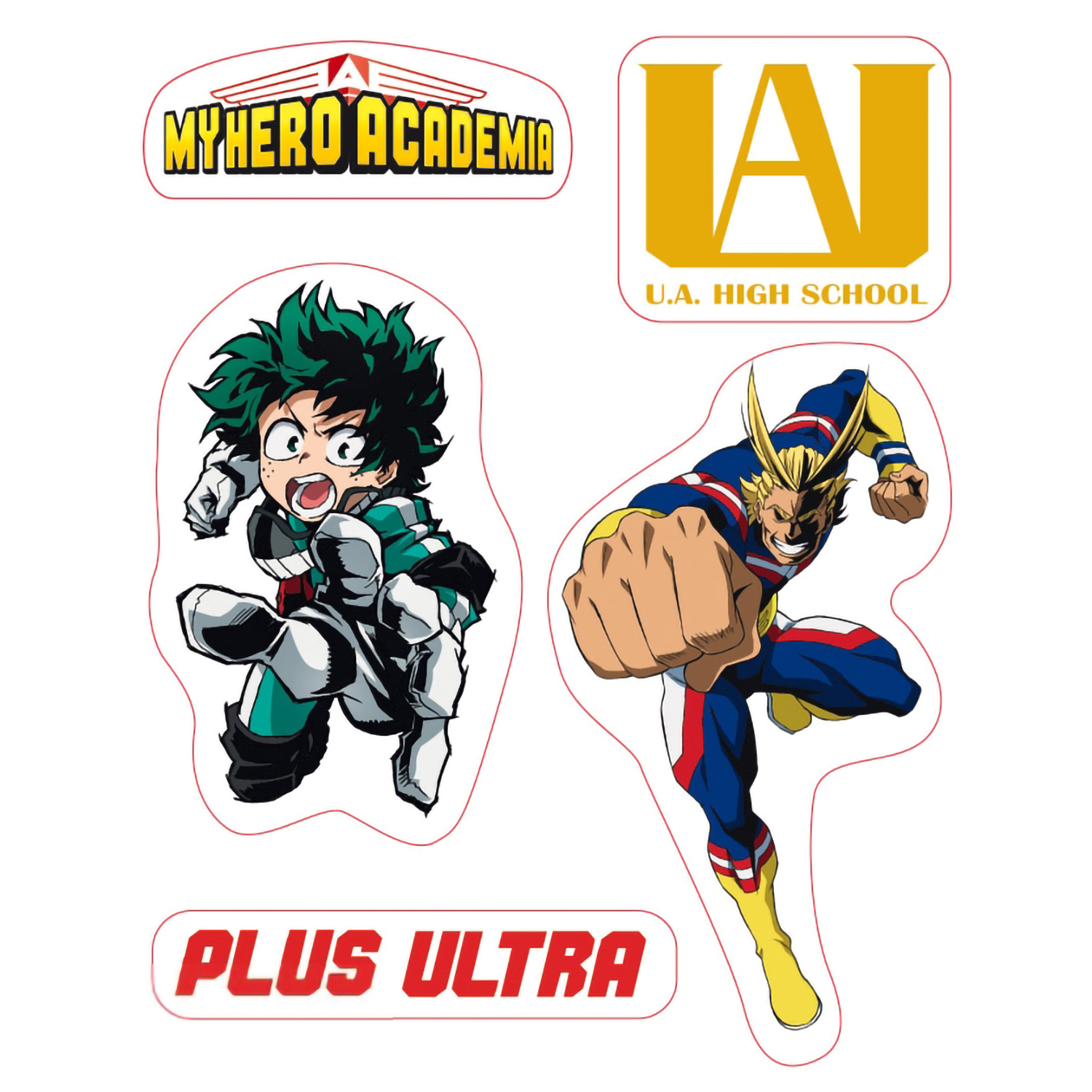 Наклейки ABYStyle My Hero Academia - Stickers - 16x11cm/ 2 Sheets - UA High School X5 ABYDCO508 - фото 3