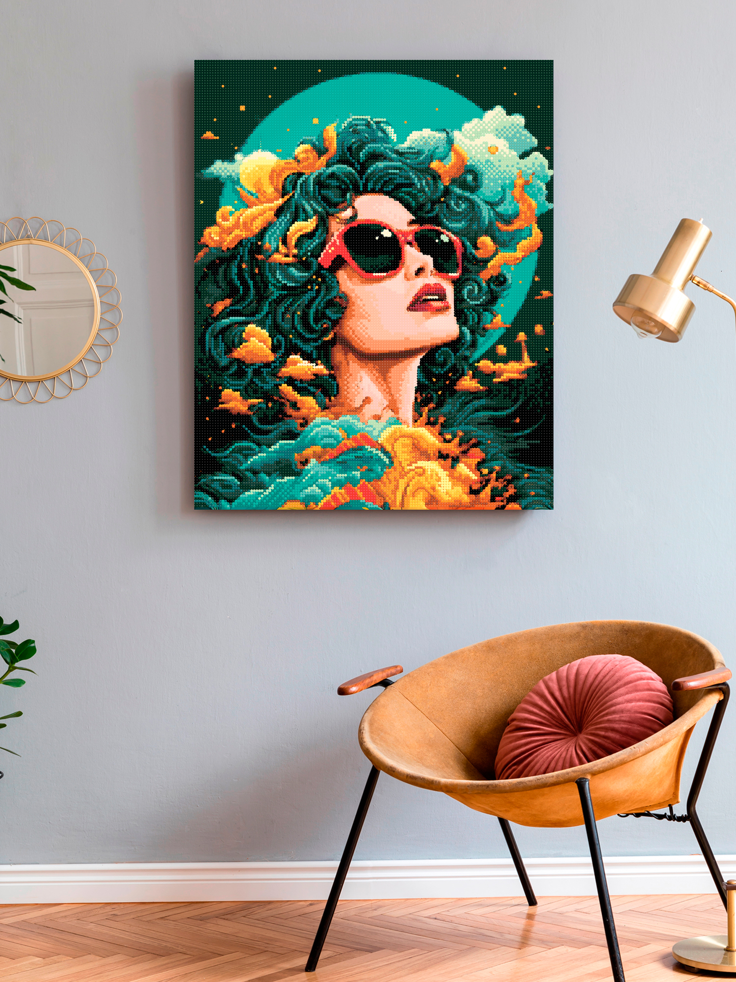 Алмазная мозаика Art on Canvas холст на подрамнике 40х50 см Арт - фото 3