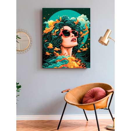 Алмазная мозаика Art on Canvas холст на подрамнике 40х50 см Арт