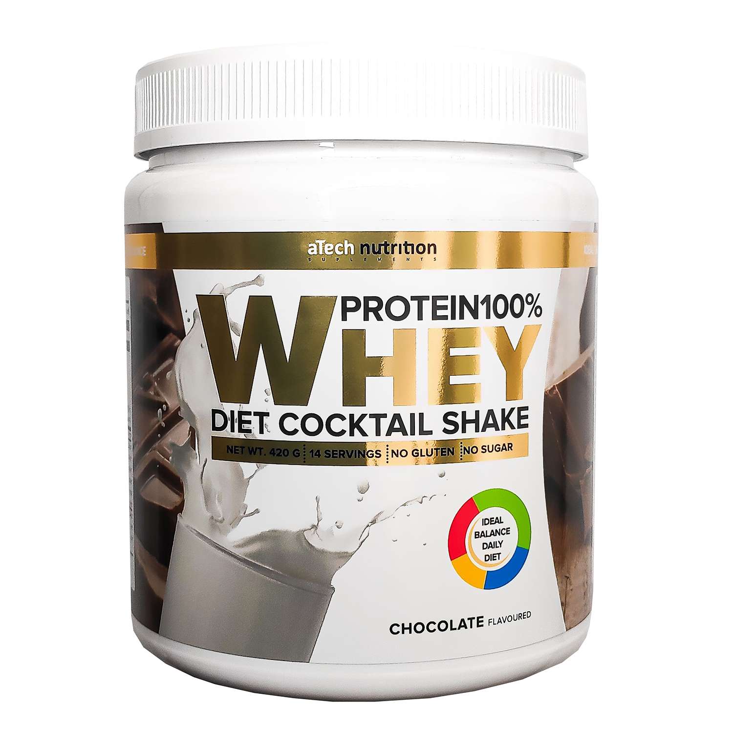 Протеин aTech nutrition шоколад 420г - фото 1