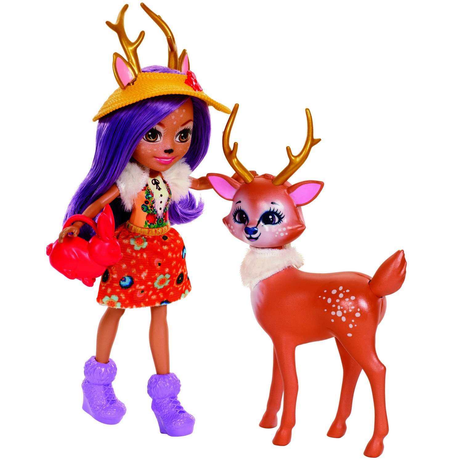 Набор Enchantimals из двух кукол с любимыми зверюшками FDG01 - фото 2