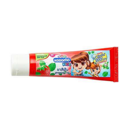 Паста зубная для детей с 6 лет Lion LION Kodomo с ароматом клубники и прохладной мяты