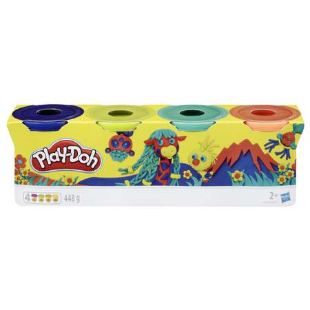 Пластилин Play-Doh 4цвета в ассортименте B5517