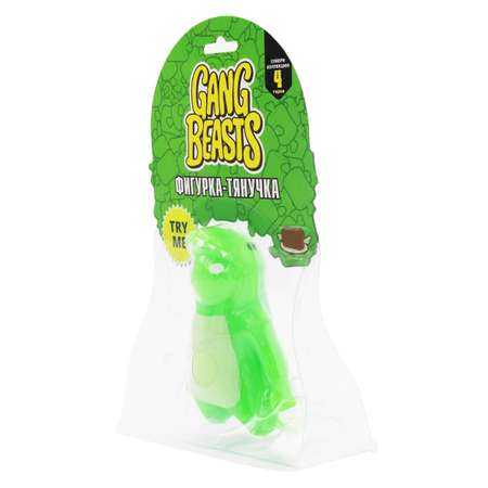 Игрушка PMI фигурка-тянучка Gang Beasts зеленая GB6602-B