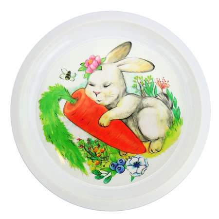Набор посуды ND PLAY Кроль-Вилль Сладкая морковка 3 пр пластик