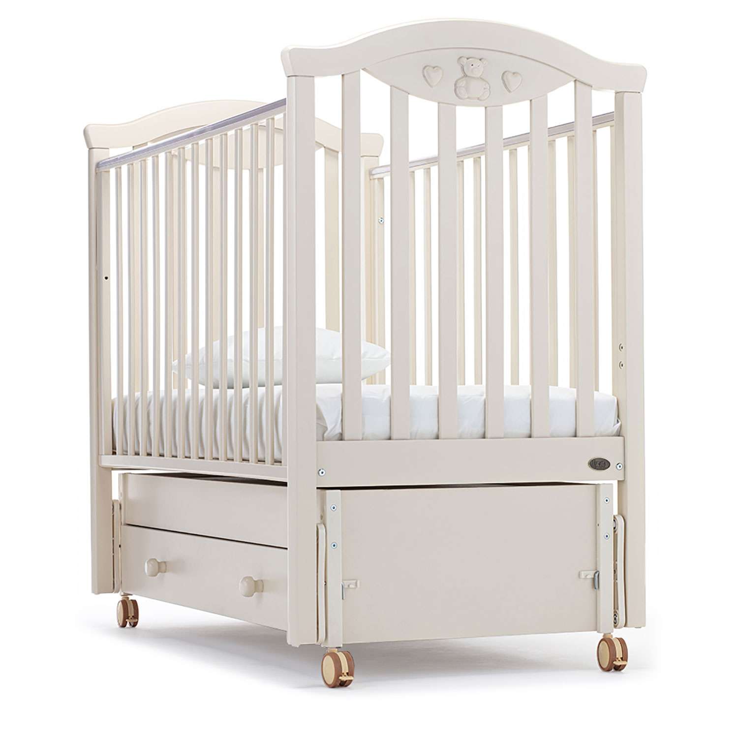 Кровать Nuovita Lusso Swing с продольным маятником Avorio/Слоновая кость - фото 15