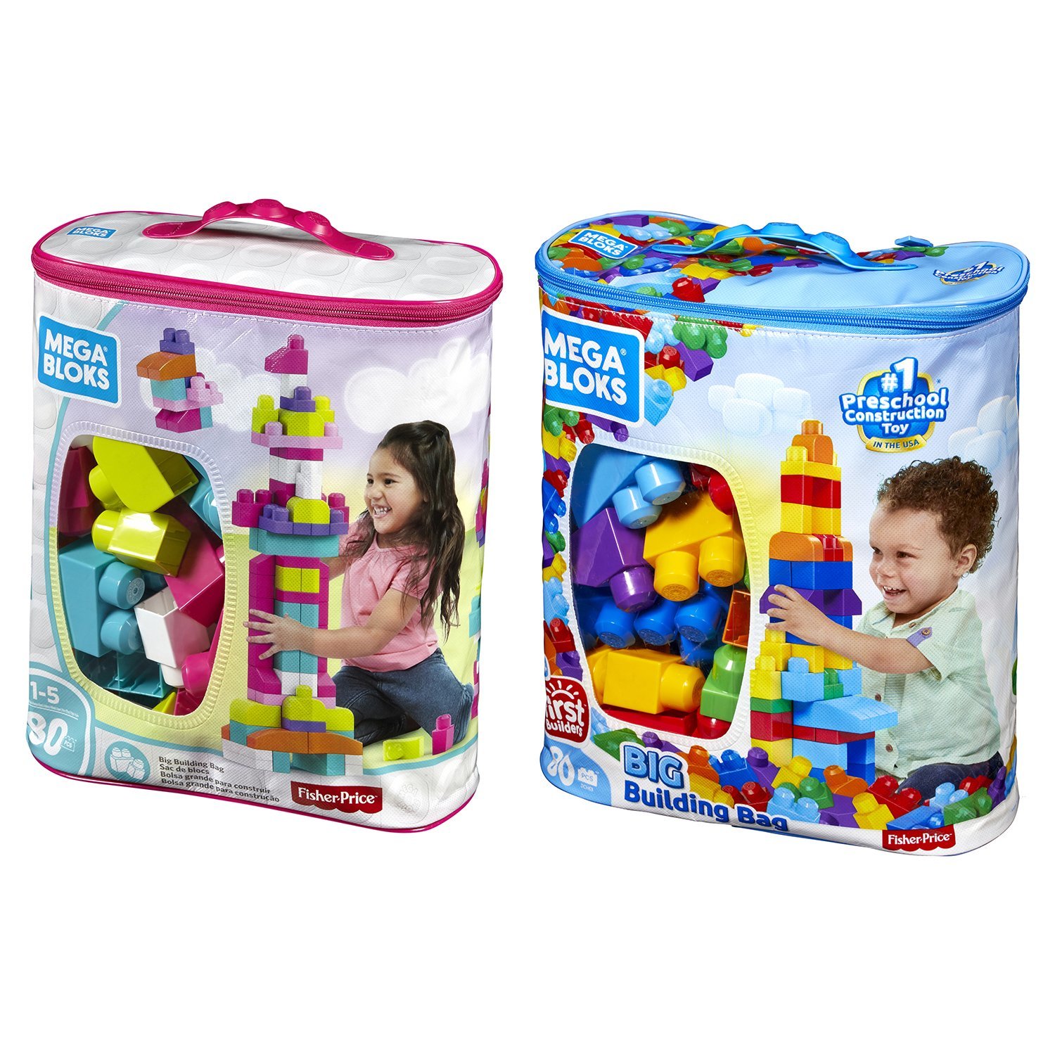 Конструктор Mega Bloks Сумка Эко 80 деталей в ассортименте - фото 26