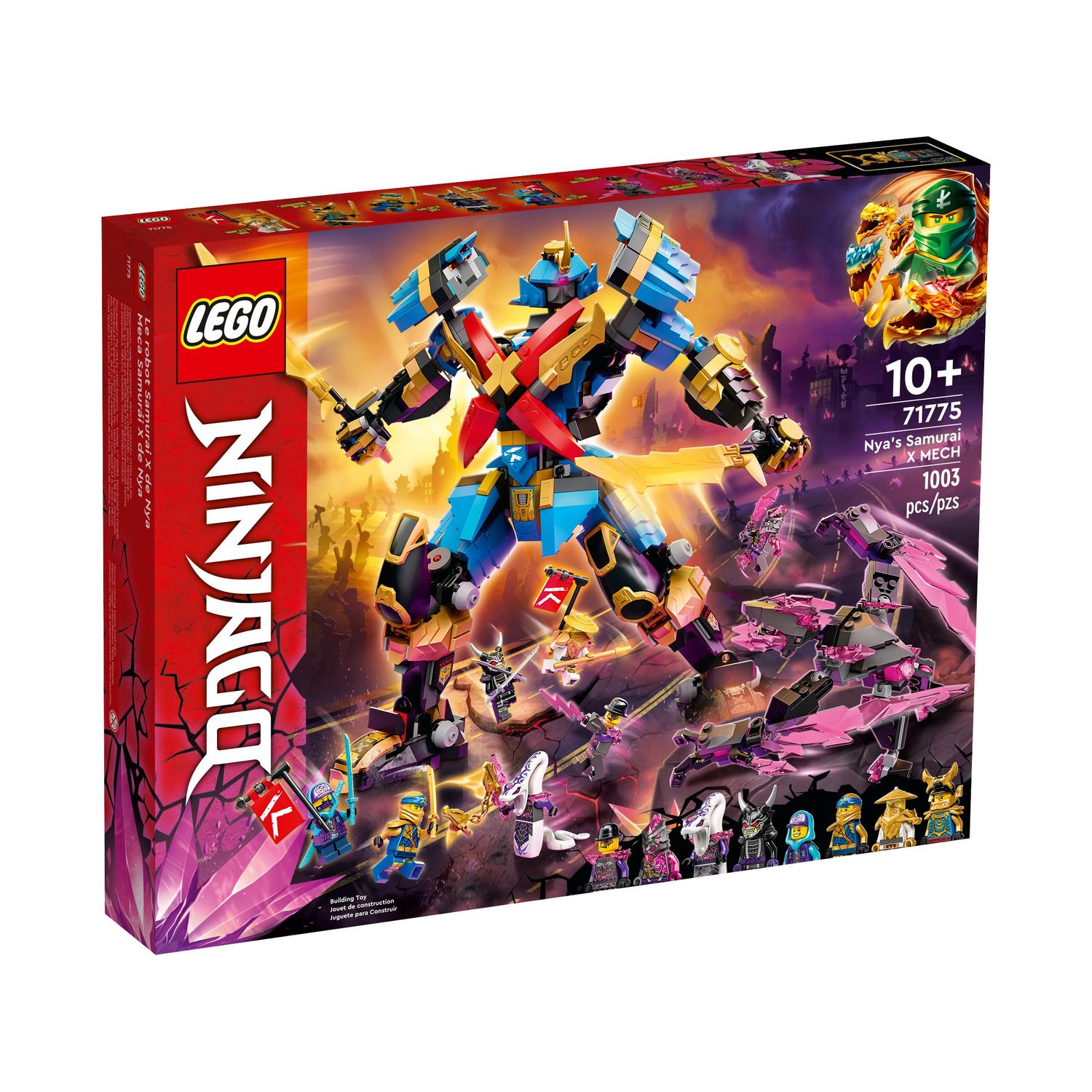 Конструктор LEGO Ninjago Nyas Samurai X Mech 71775 купить по цене 8999 ₽ в  интернет-магазине Детский мир