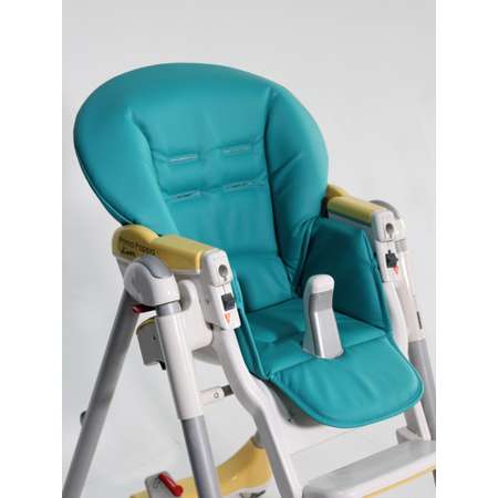 Чехол из экокожи Чехольчик ОК на стульчик для кормления Peg perego Prima Pappa Diner бирюзовый