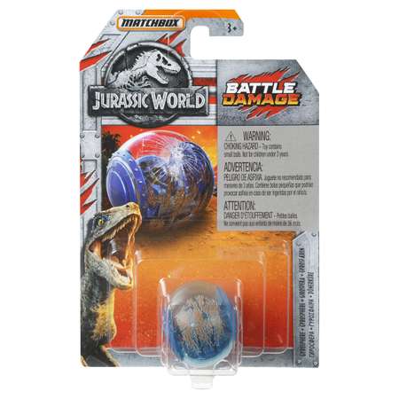 Машинки Matchbox Jurassic World Боевые раны в ассортименте FVR56