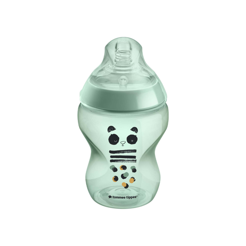 Бутылочка для кормления Tommee tippee Closer to nature 260 мл моно - фото 3