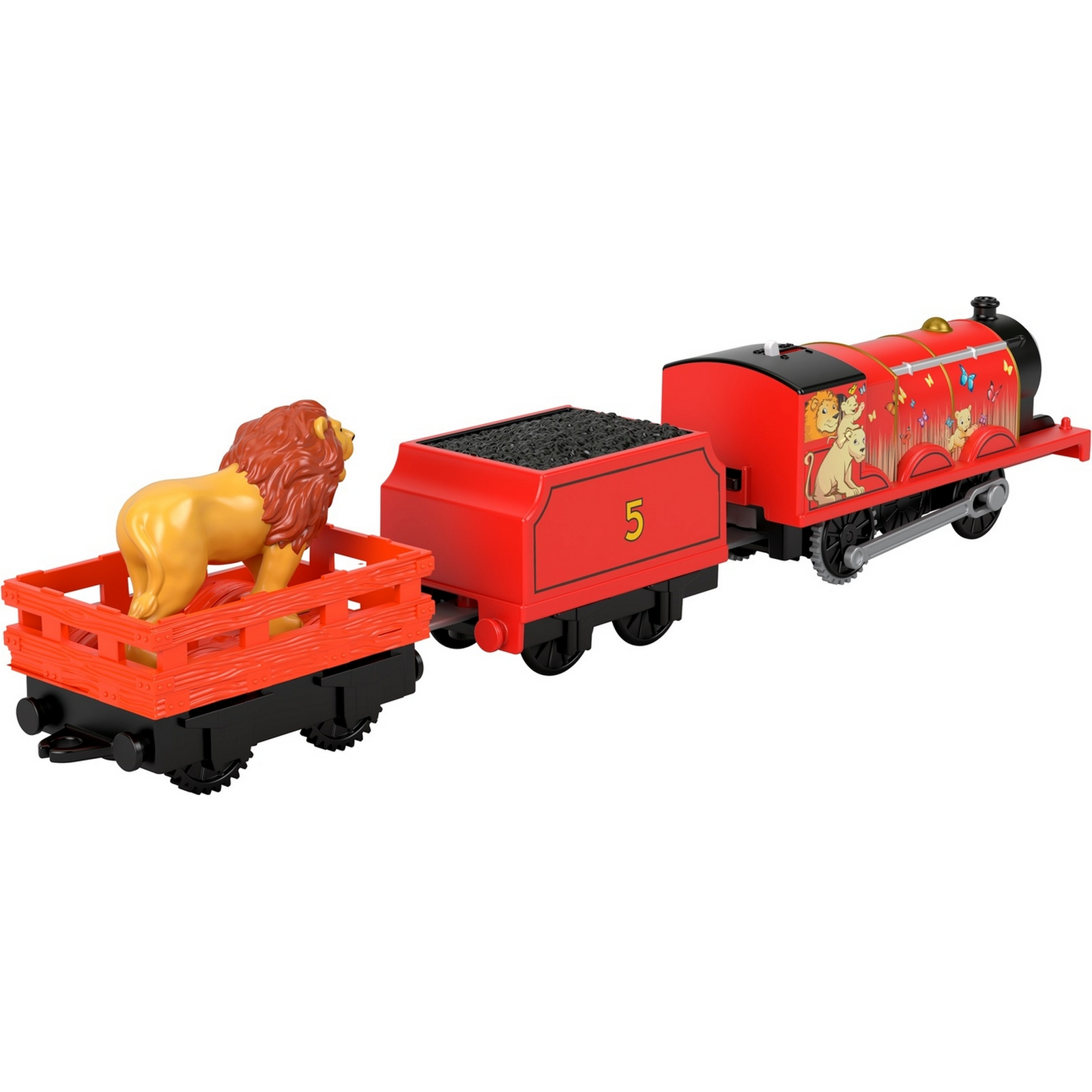 Паровозик Thomas & Friends Железная дорога Герои мультфильмов Джеймс-лев GLK72 GLK69 - фото 6