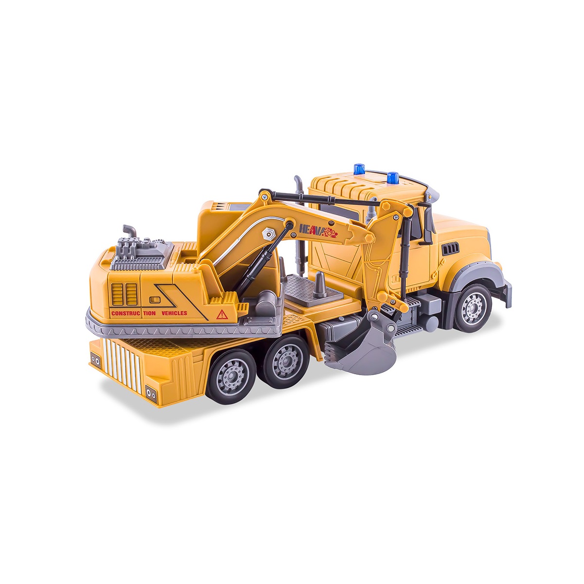 Экскаватор Mioshi 1:24 инерционный MTE1208-015 - фото 7