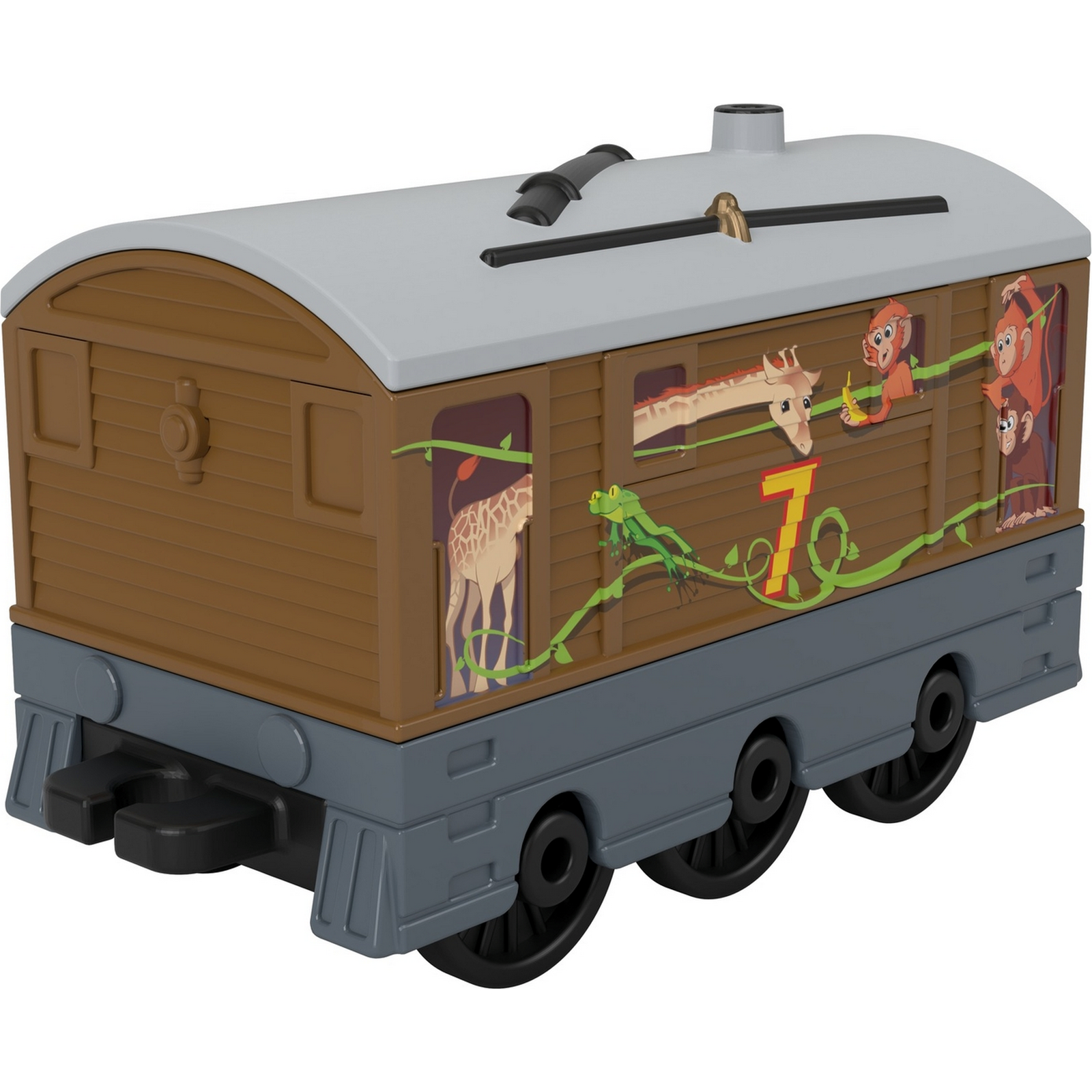 Паровозик Thomas & Friends Железная дорога Герои мультфильмов Тоби GRT92 - фото 4