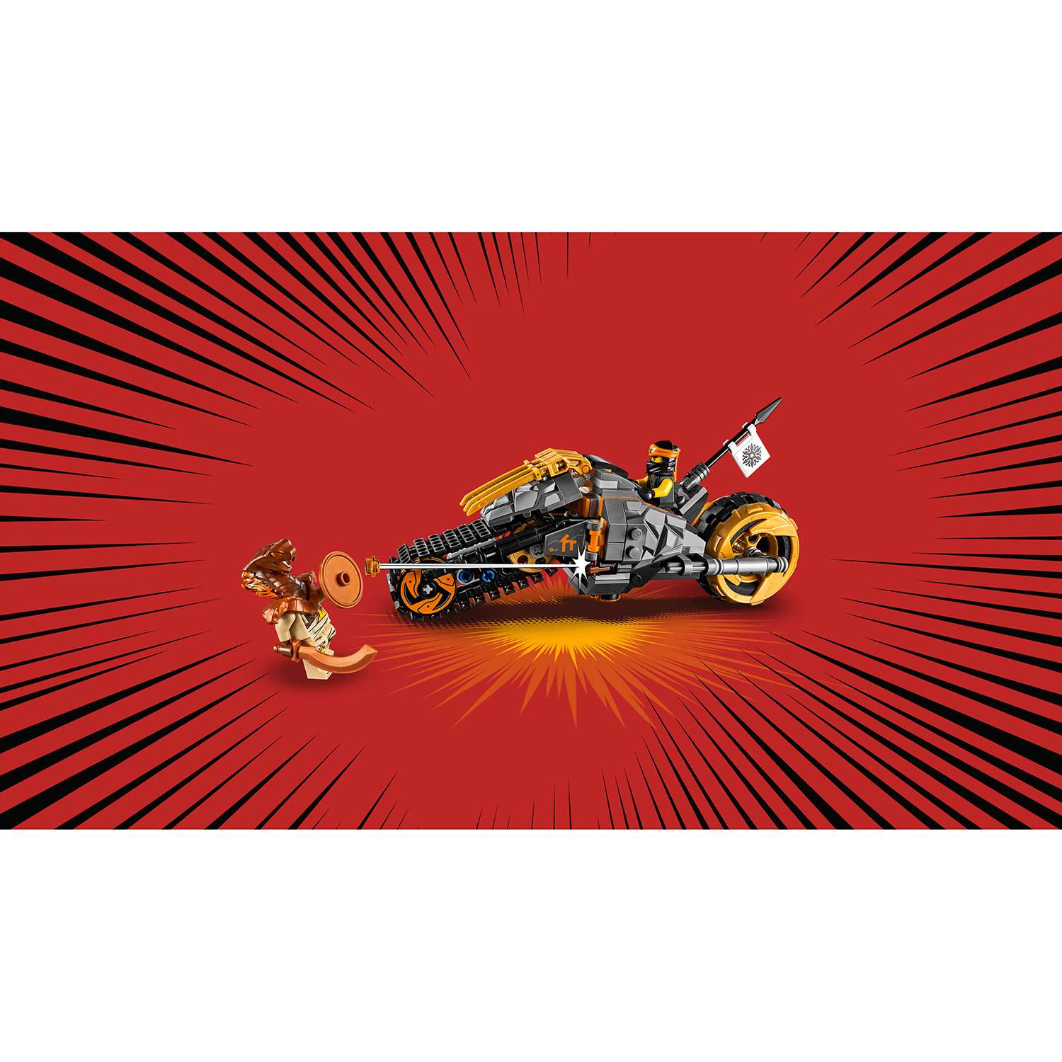 Конструктор LEGO Ninjago Раллийный мотоцикл Коула 70672 - фото 9