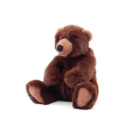Игрушка мягкая LEOSCO Медведь красно-коричневый 20 см