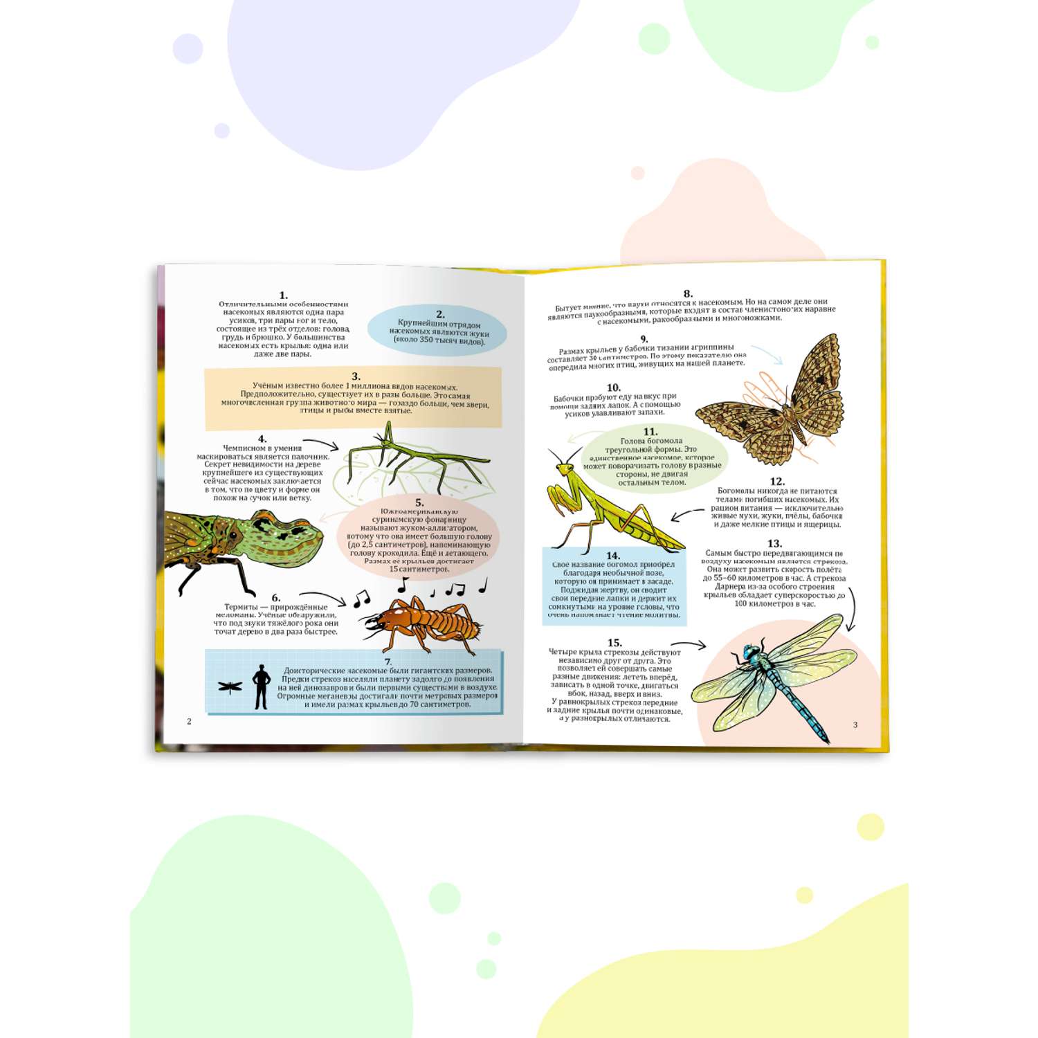 Книга Проф-Пресс Энциклопедия на каждый день. 365 фактов о насекомых и пауках 48 стр - фото 3