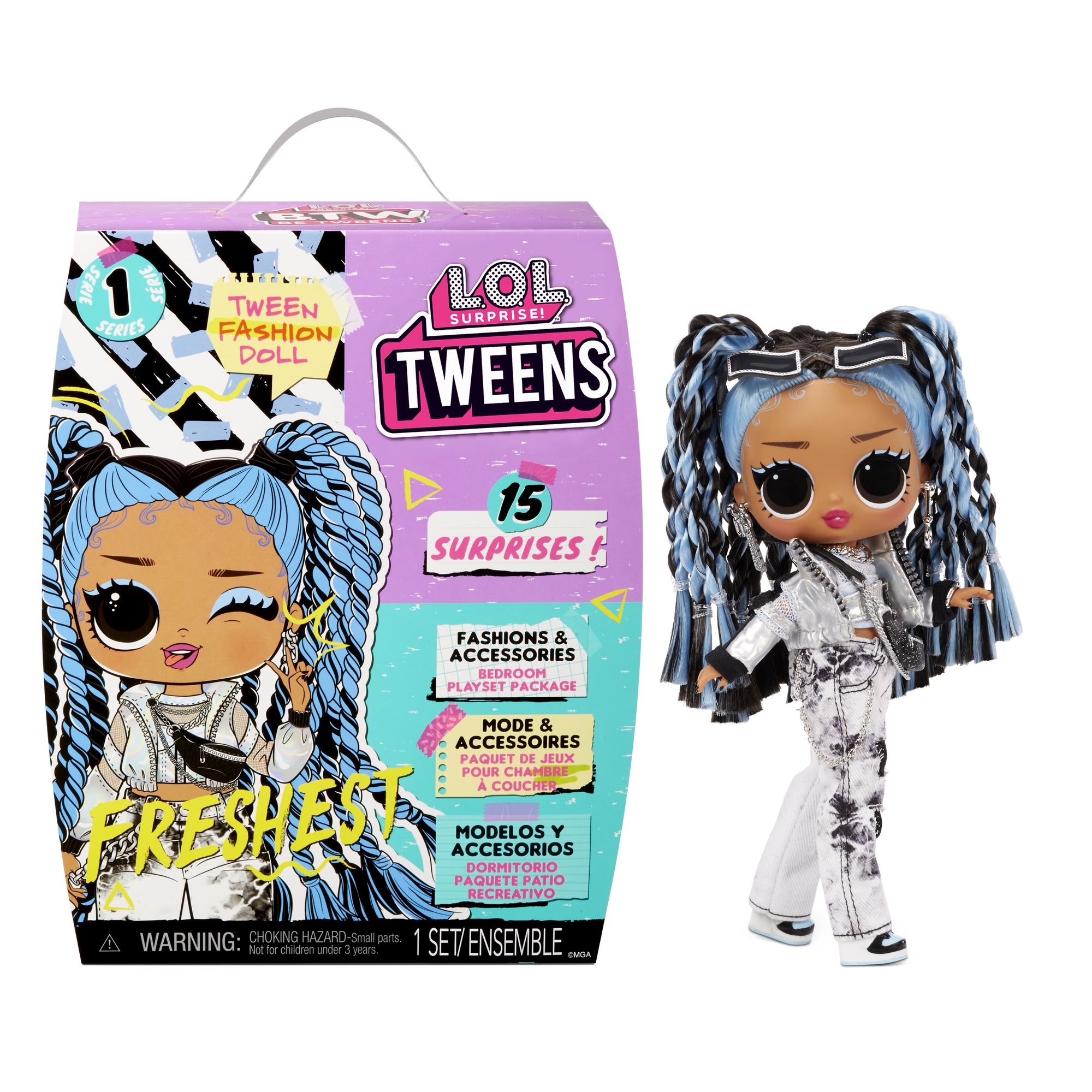 Кукла L.O.L. Surprise! Tweens Doll Fresh 576686EUC купить по цене 1399 ₽ в  интернет-магазине Детский мир