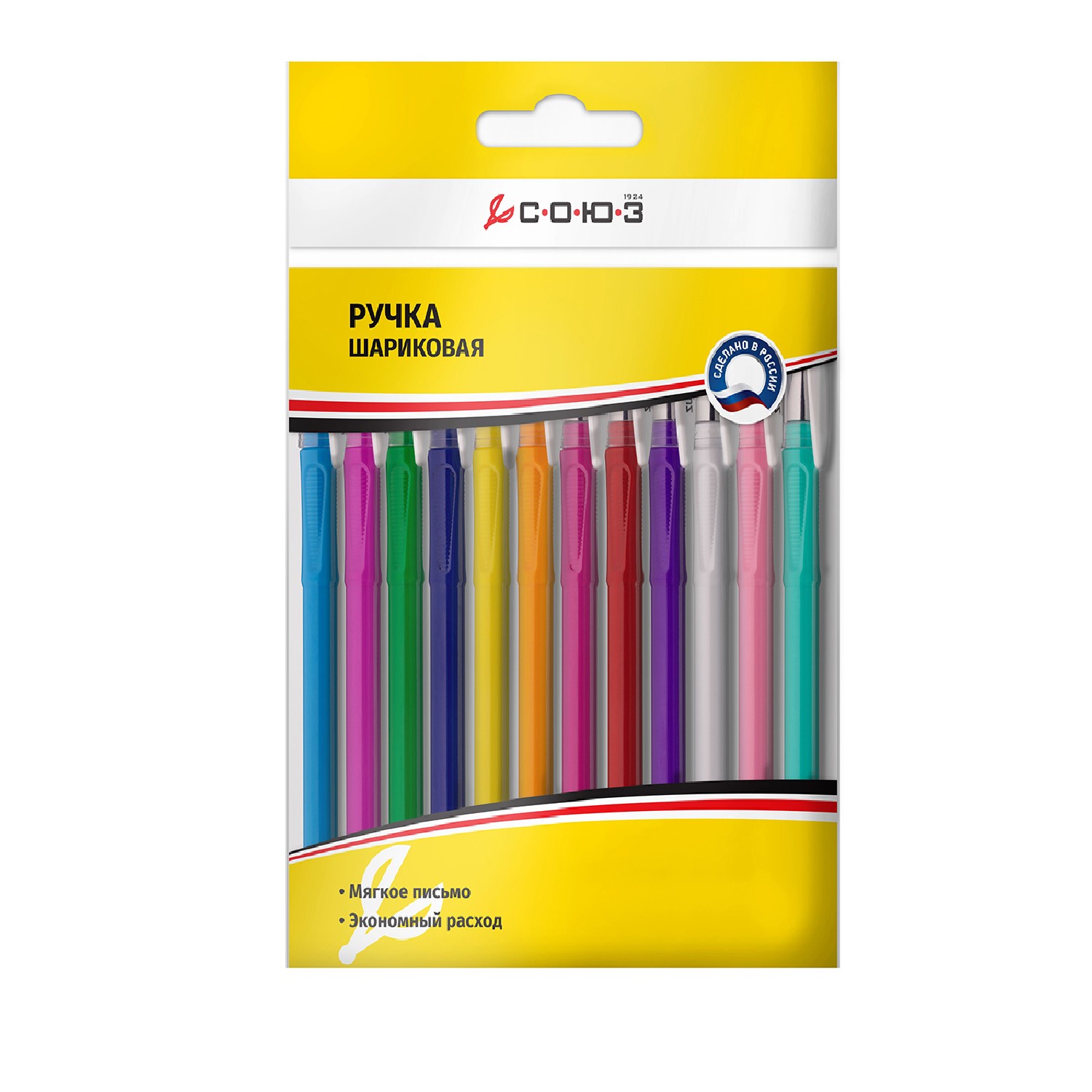 Ручка шариковая СОЮЗ Oil Pen Синяя 12шт BPOP-65-02OZ - фото 1