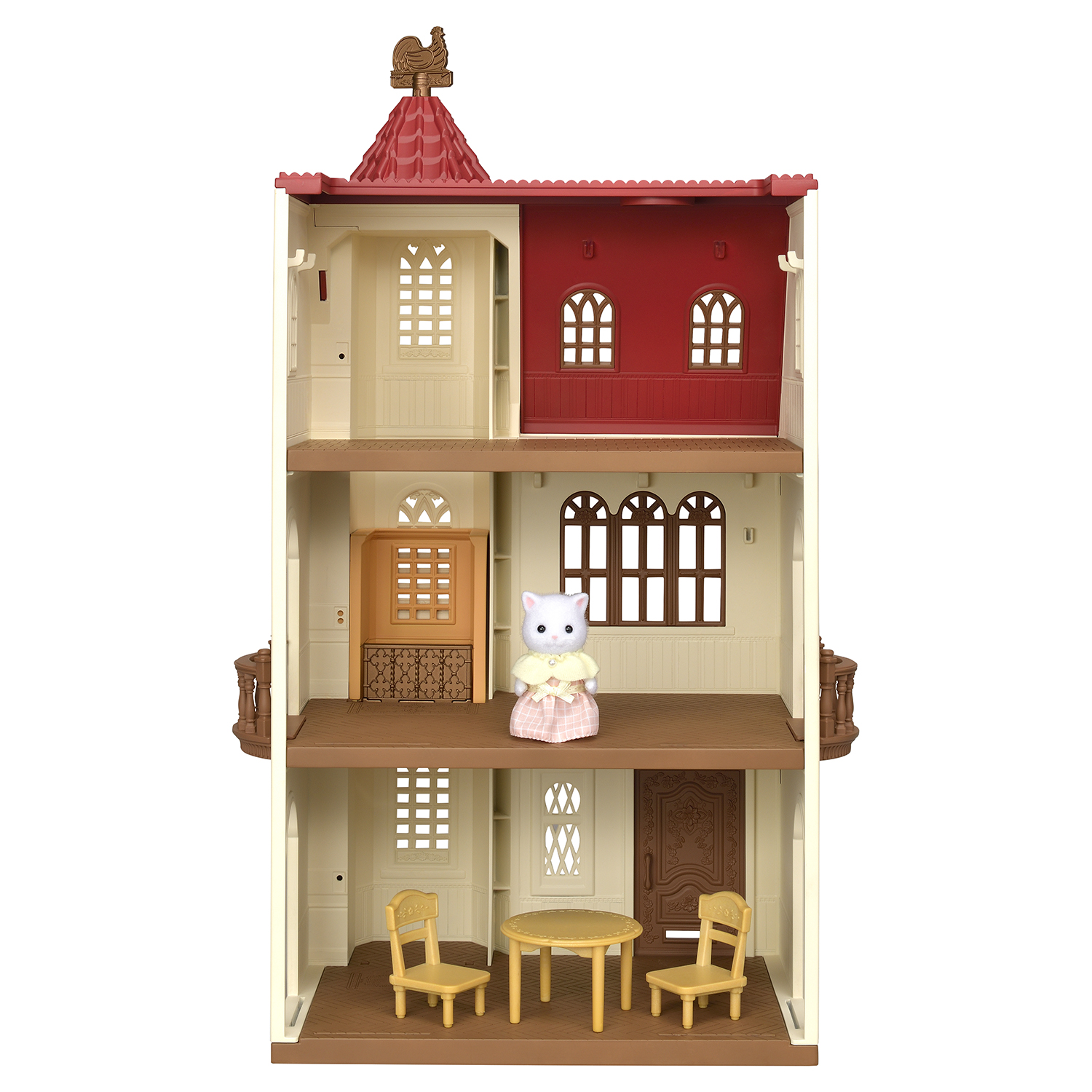 Набор Sylvanian Families Трехэтажный дом с флюгером 5400 - фото 6