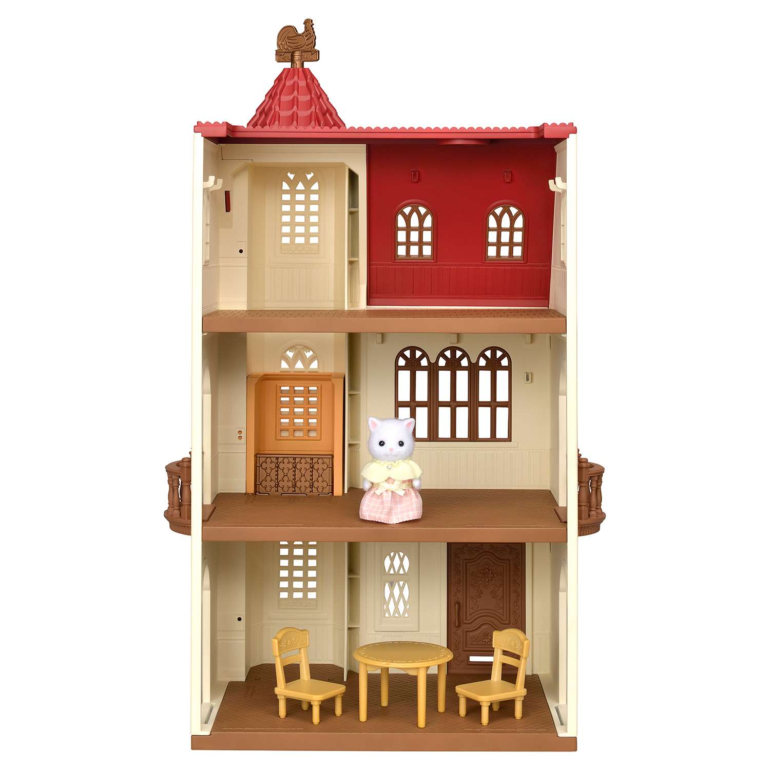 Набор Sylvanian Families Трехэтажный дом с флюгером 5400 - фото 6