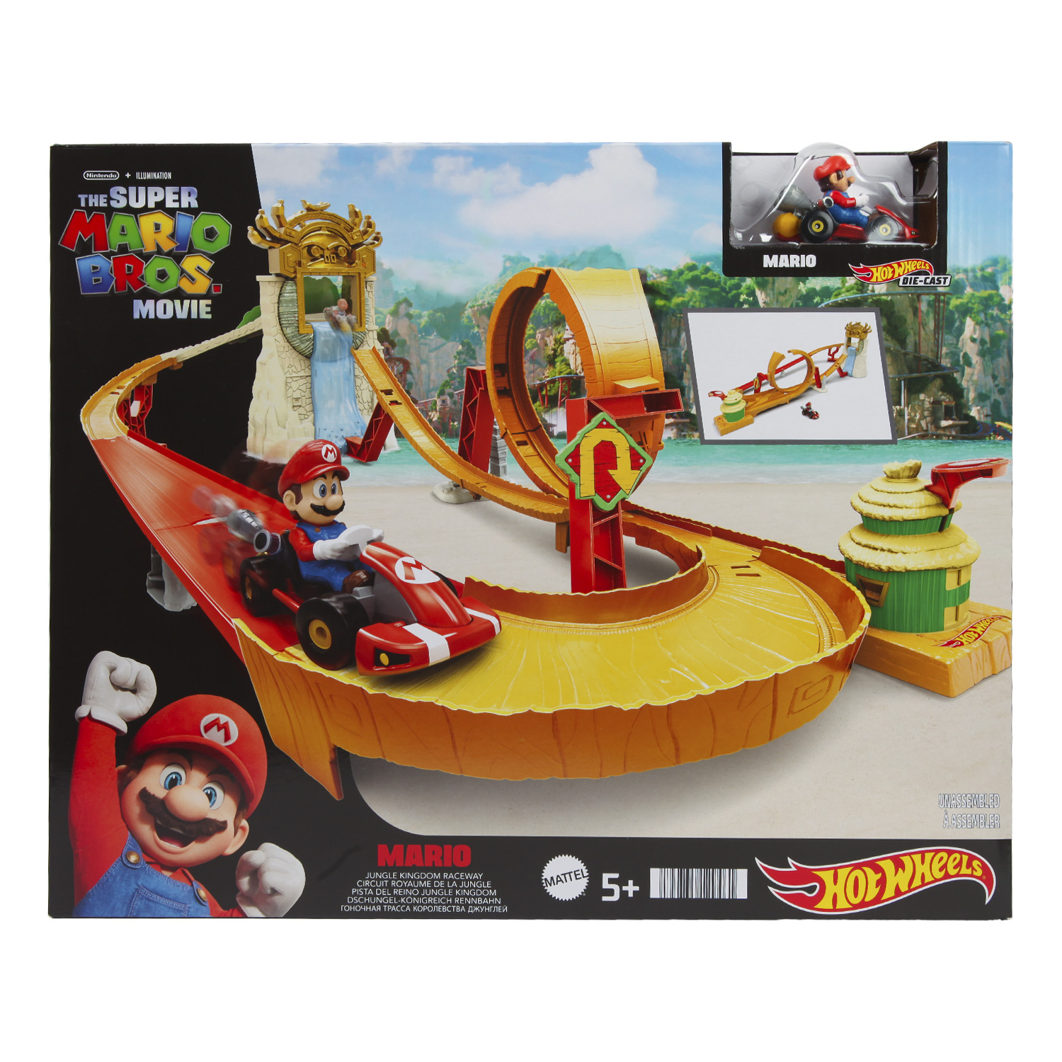 Трек Hot Wheels Mario Kart Kong Island HMK49 купить по цене 4499 ₽ в  интернет-магазине Детский мир