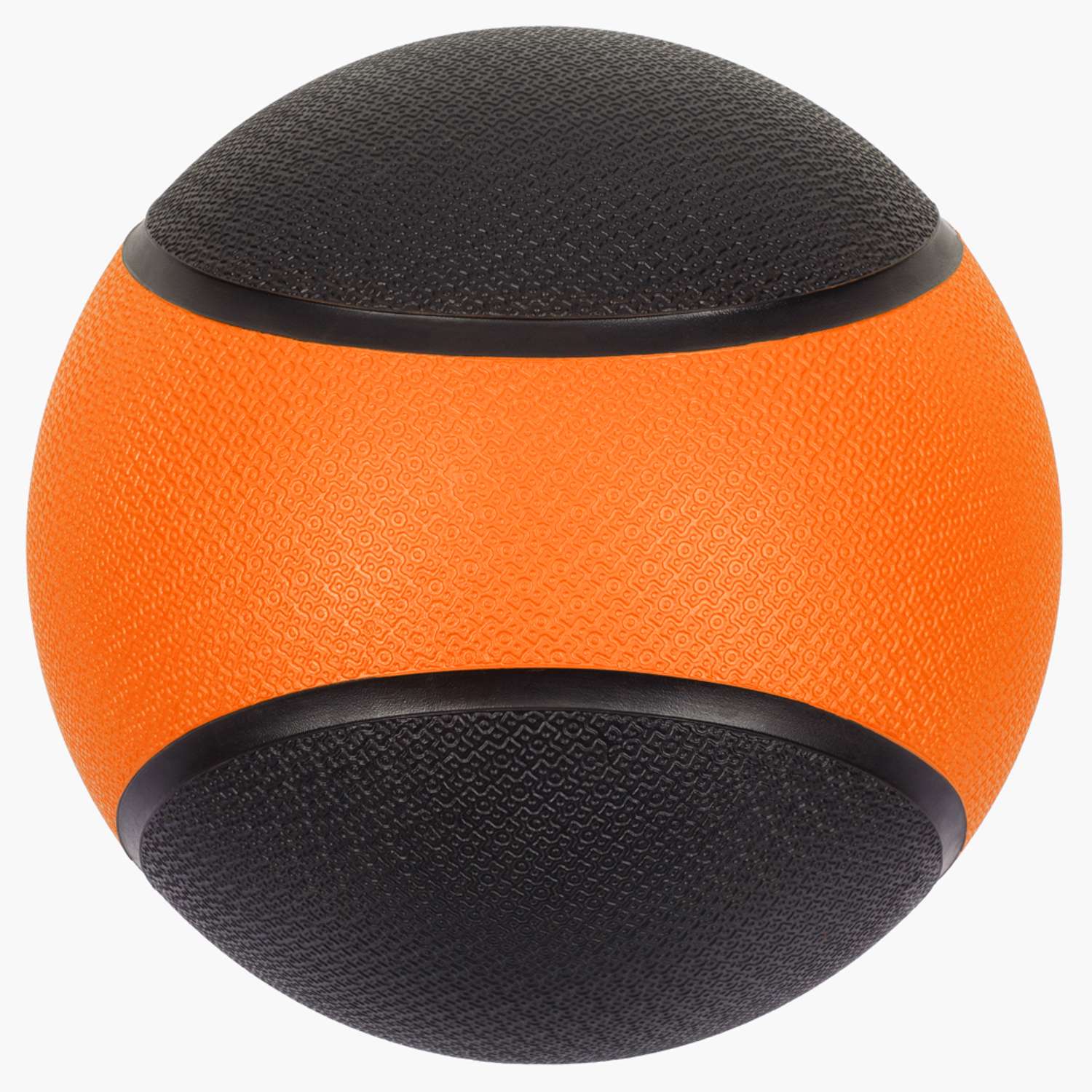 Медбол STRONG BODY медицинский мяч для фитнеса черно-оранжевый 3 кг - фото 4