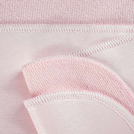 Клеенка-пеленка непромокаемая Mrs.Stretch Mr.Jersy многоразовая 70x100 см комплект 2 шт. белая розовая