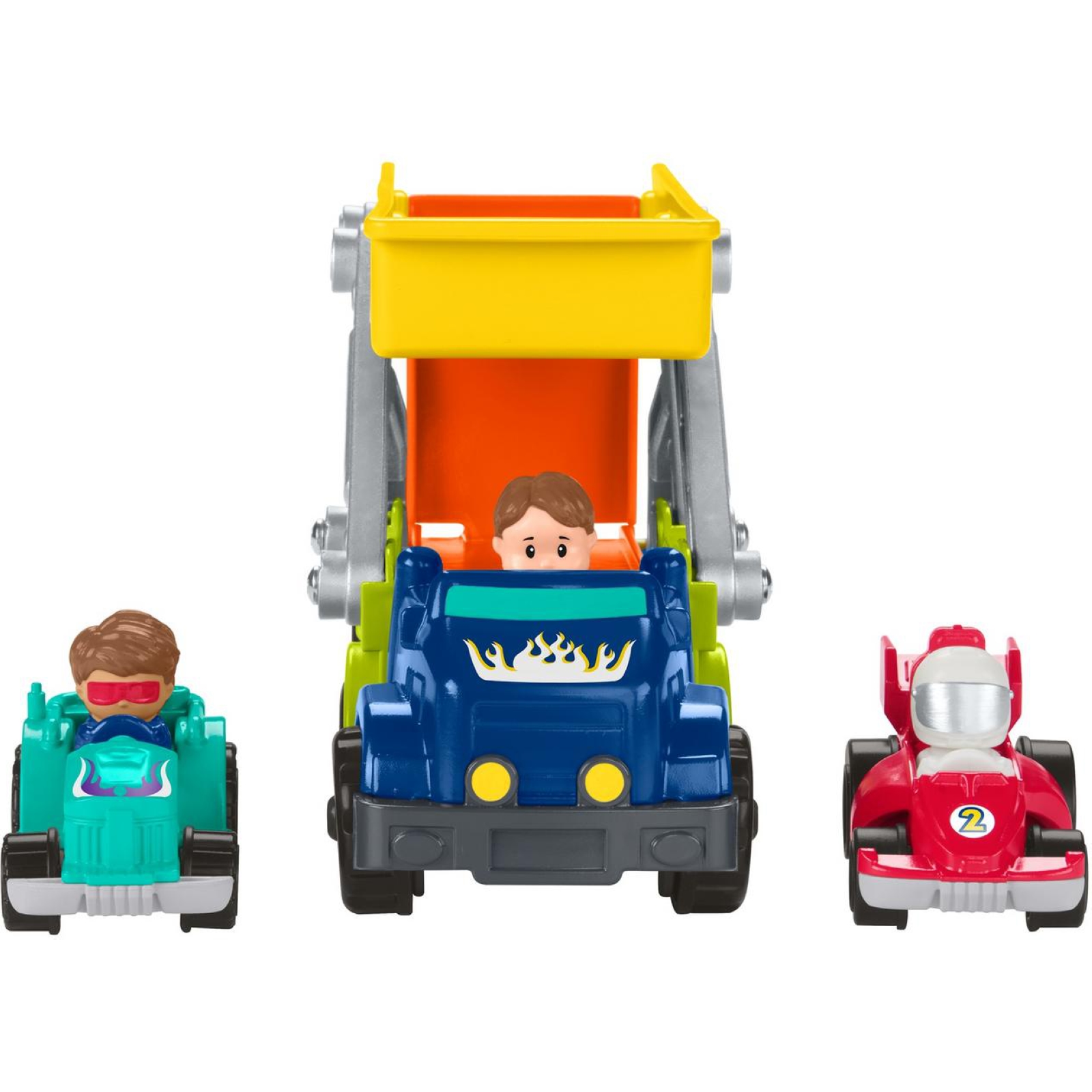 Набор подарочный Fisher Price Little People Спуск с рампы HBX23 - фото 3