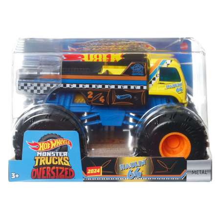 Монстр-трак Hot Wheels Monster Trucks 1:24 Haulin 64 1:24 голубой