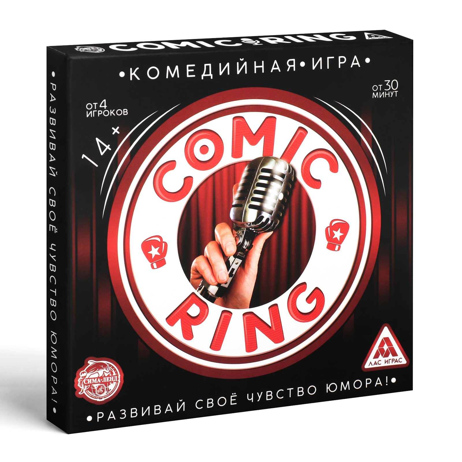 Настольная комедийная игра Лас Играс «Comic Ring» 14+ - фото 3