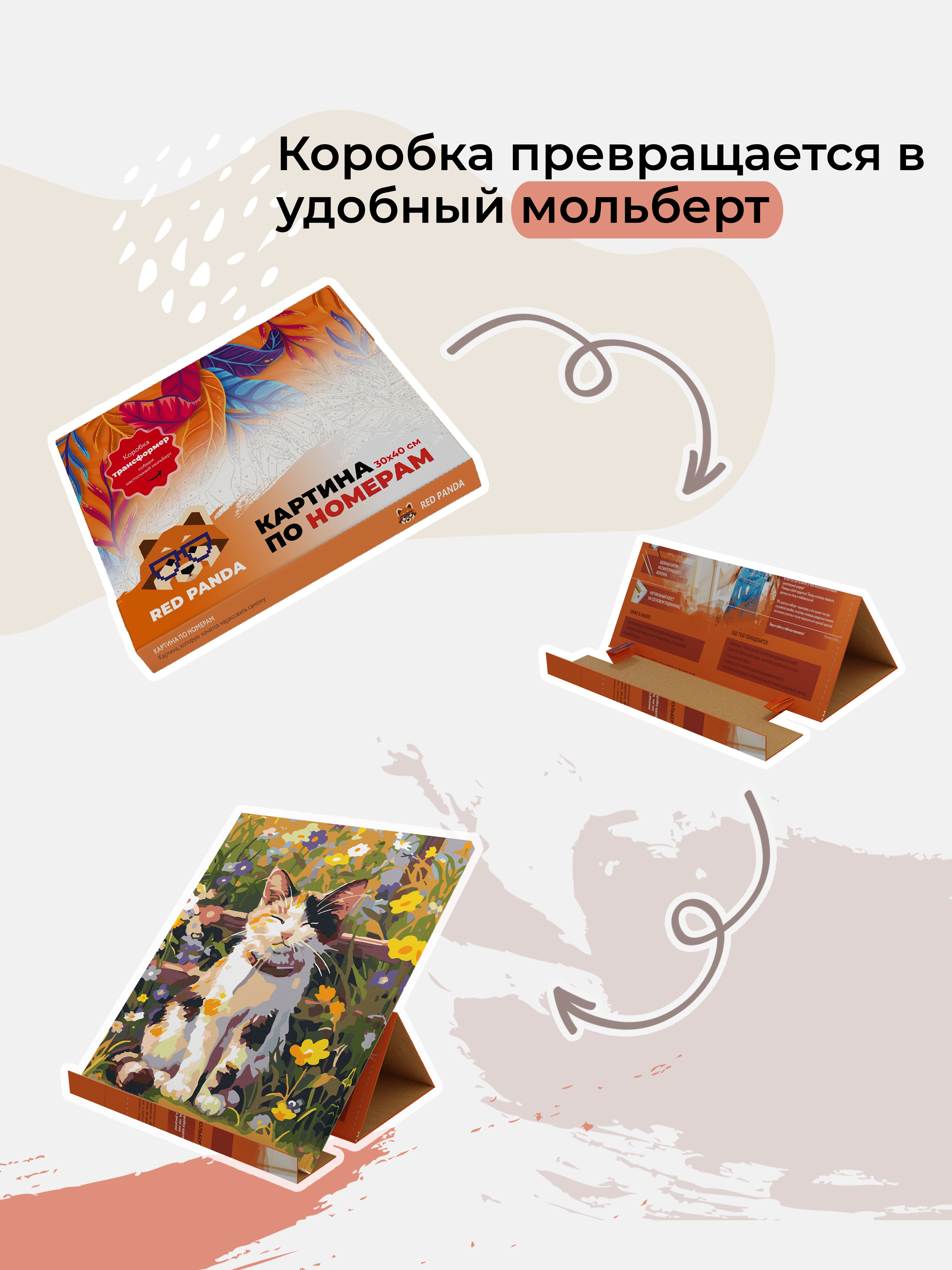 Картина по номерам Red Panda - фото 4