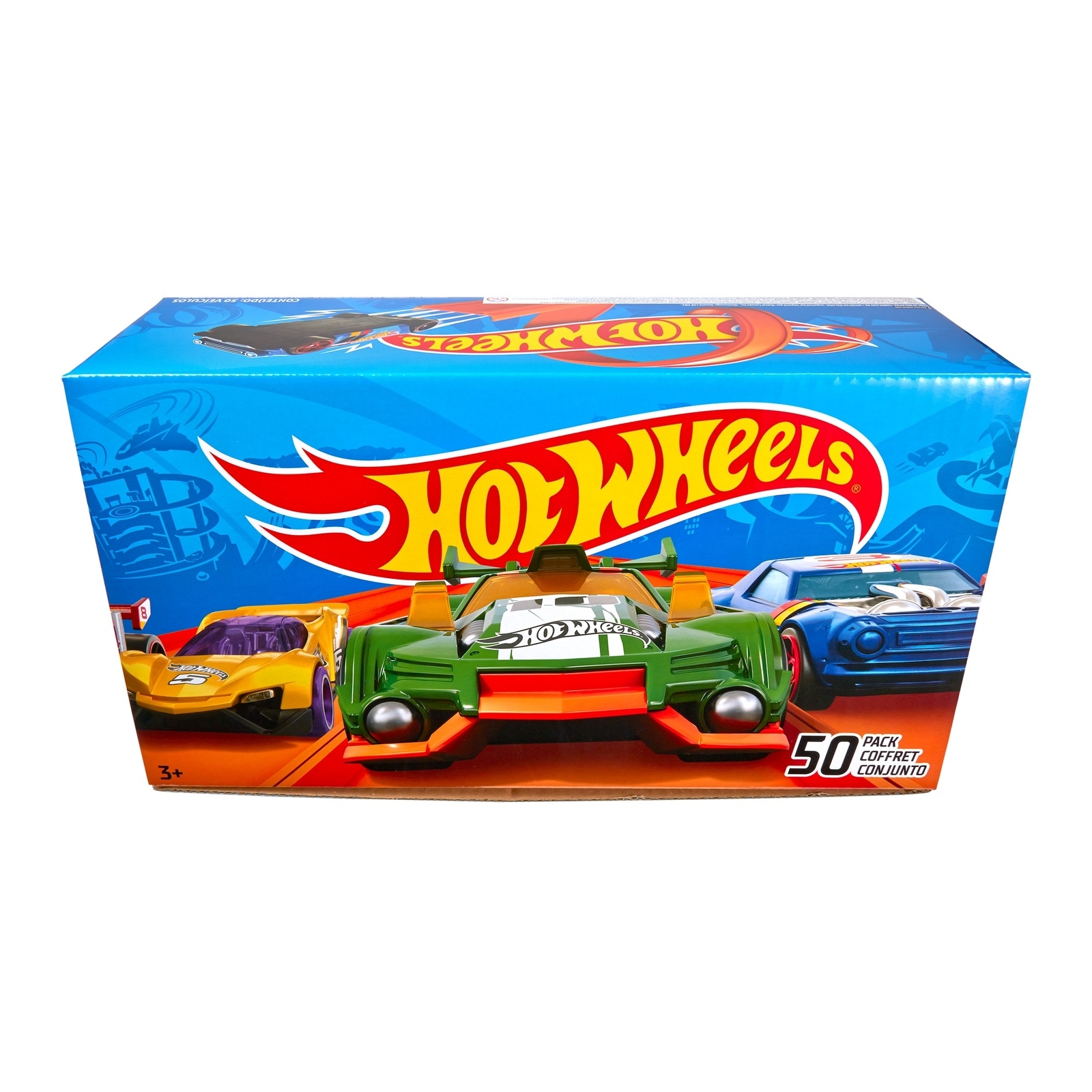 Набор игровой Hot Wheels Машинки базовые 50шт в непрозрачной упаковке  (Сюрприз) V6697 купить по цене 4999 ₽ в интернет-магазине Детский мир