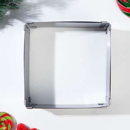 Форма KONFINETTA для выпекания квадрат «Merry Christmas» 15-28 х 5 см