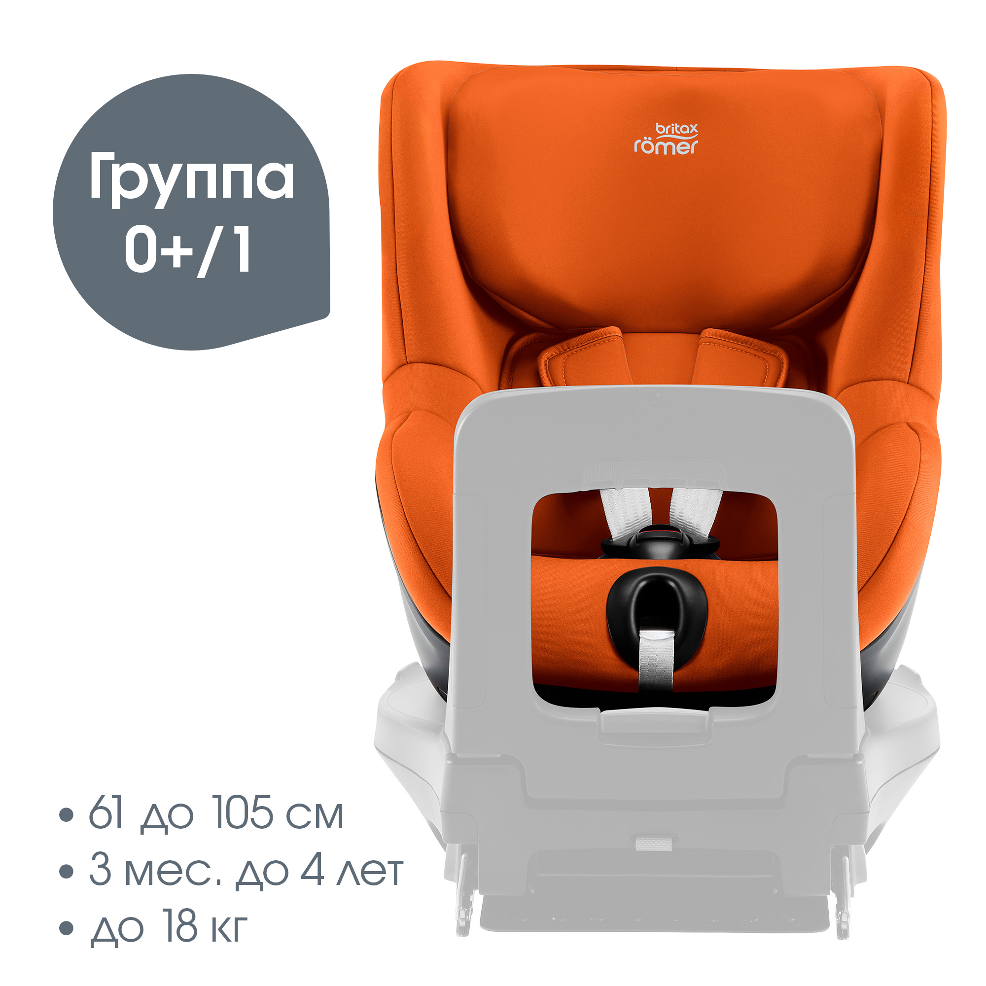 Автокресло Britax Roemer Dualfix 5Z Golden Cognac - фото 2