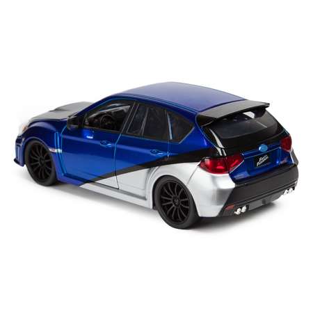 Машинка Fast and Furious Jada 1:24 2012 Subaru Impreza Wrx Sti Синяя 99514