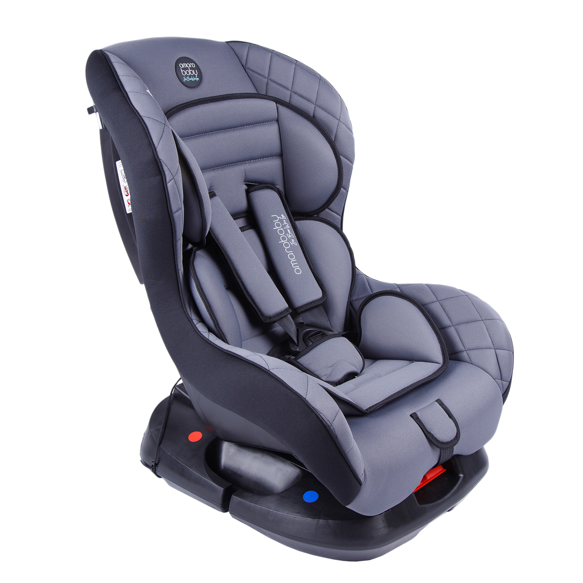 Автокресло Amarobaby Safety 0+/I Серый-Чёрный - фото 10