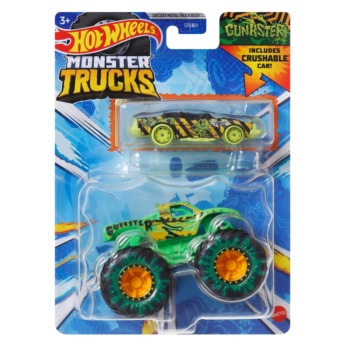 Машинка Hot Wheels Monster Truck HWN40 GRH81 - фото 1