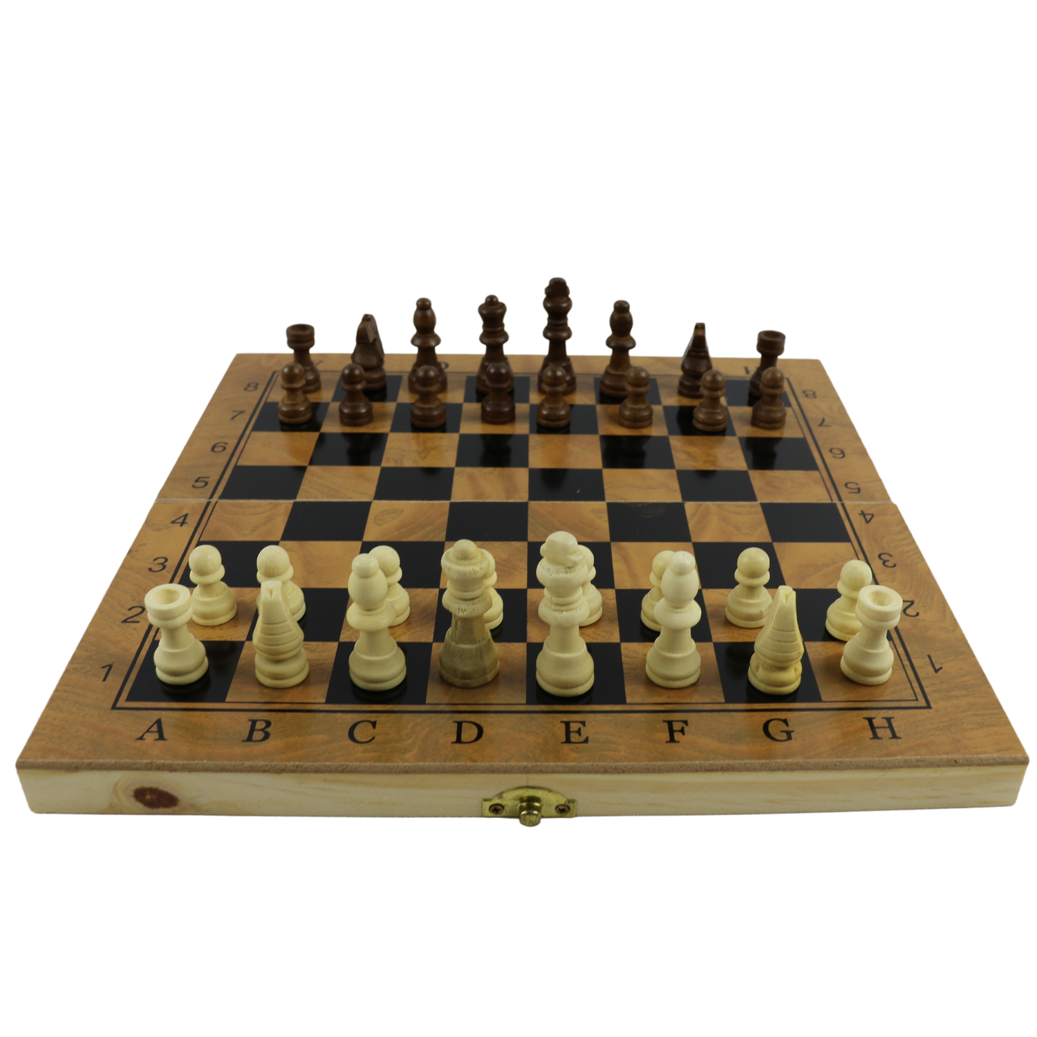 Настольная игра 3в1 InGame Шахматы шашки нарды малый S2414 - фото 6
