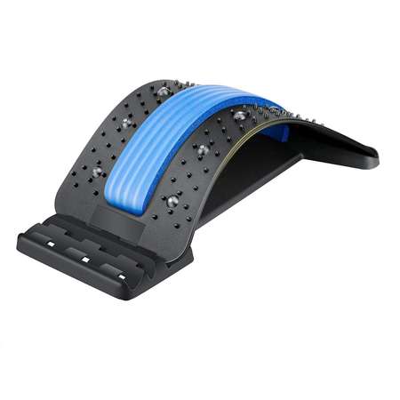 Тренажер мостик STRONG BODY МФР для спины и шеи черно-синий
